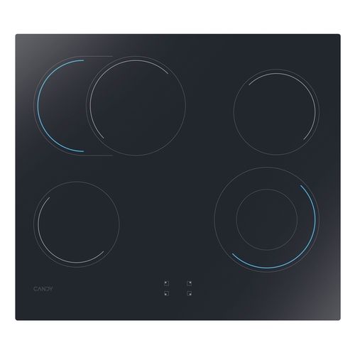 Kochfelder, Elektrisch, 4 Kochzonen, Schwarz, Vetroceramic