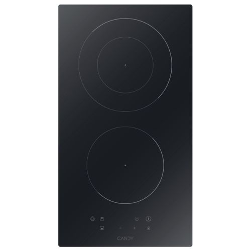 Kochfelder, Elektrisch, 2 Kochzonen, Schwarz, Vetroceramic