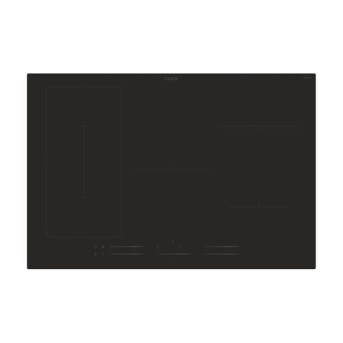 Kochfelder, Induktion, 5 Kochzonen, Schwarz, Vetroceramic