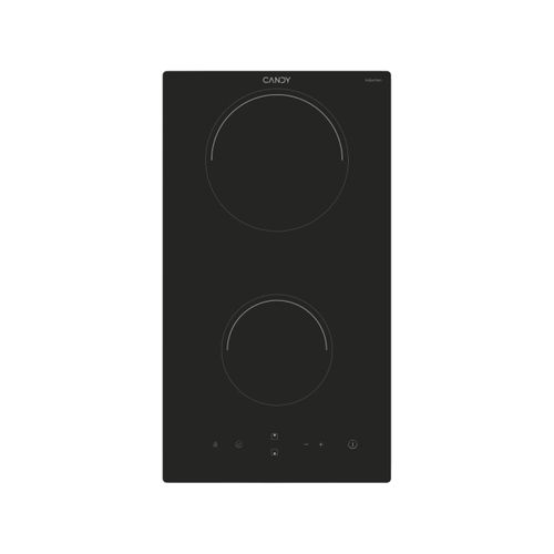 Kochfelder, Induktion, 2 Kochzonen, Schwarz, Vetroceramic