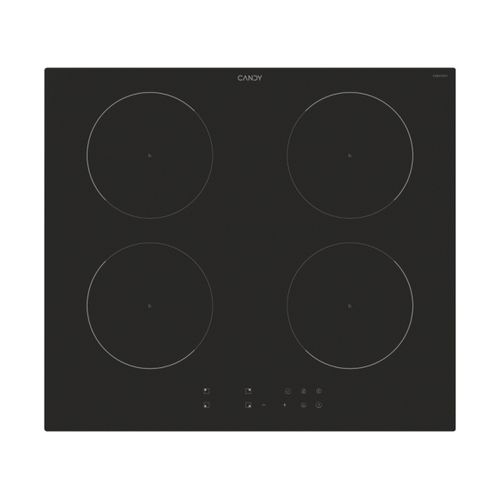 Kochfelder, Induktion, 4 Kochzonen, Schwarz, Vetroceramic
